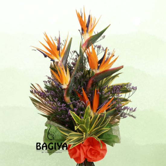 Extravagant Bird of Paradise Bunch