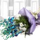 10 Rhythmic Blue Orchids bunch     