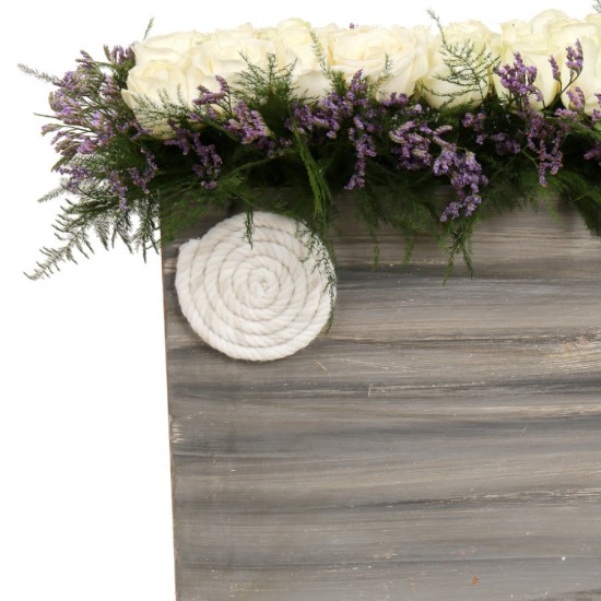 Box Bouquet Wooden