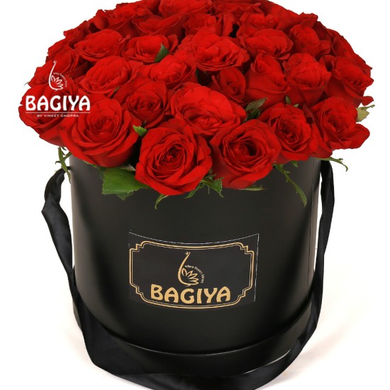 30 Red Roses Box Bouquet