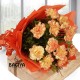 Orange Carnations Bunch