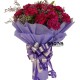 15 Purple Carnations Bunch