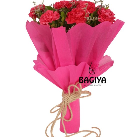 Pink Carnations Bunch