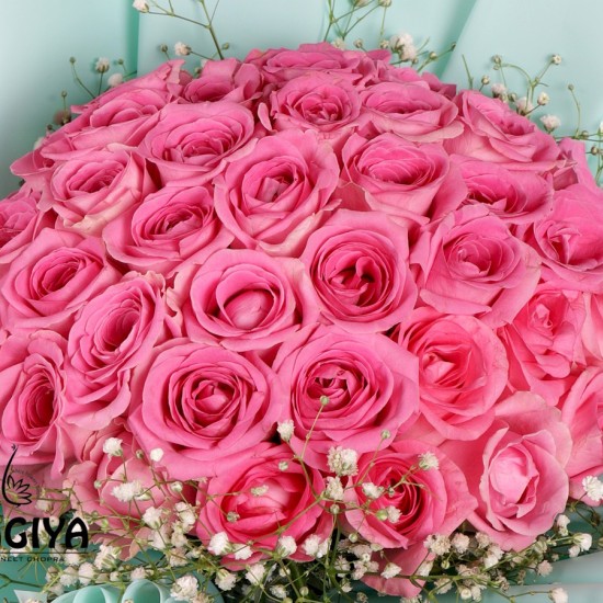 50 PINK ROSES BUNCH DELIVERY