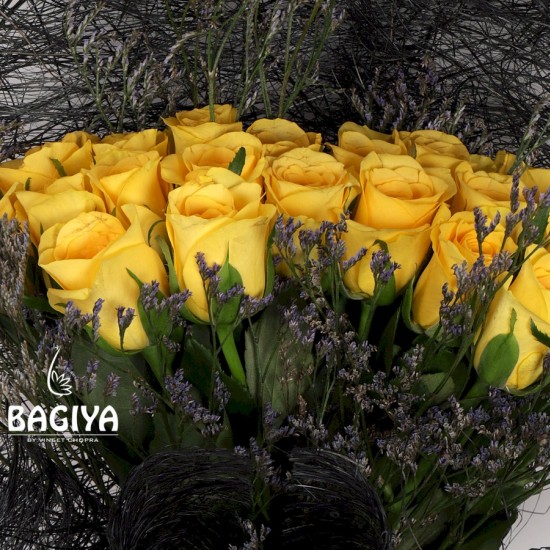 20 YELLOW ROSES BUNCH