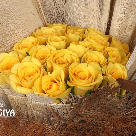 20 YELLOW ROSES BUNCH ONLINE