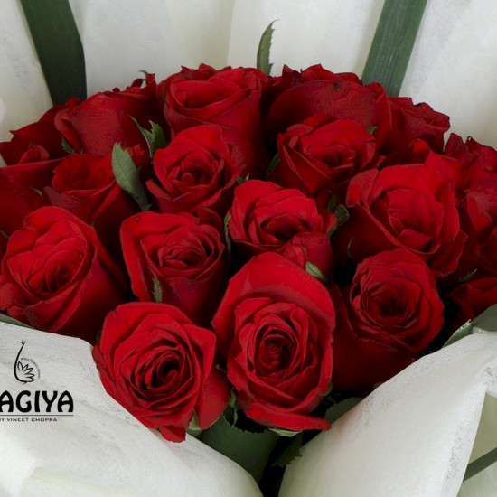 25 RED ROSES 