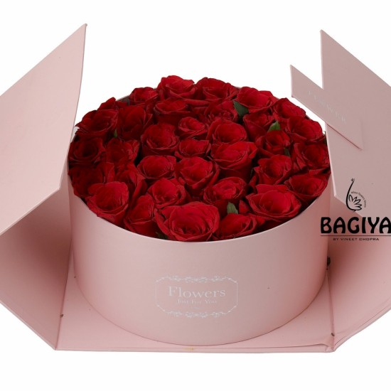 RED ROSES BOX FLORAL